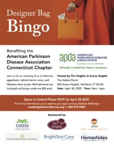 The Heights - DBB Flyer - Apr25_1 - Avery Heights Designer Bag Bingo